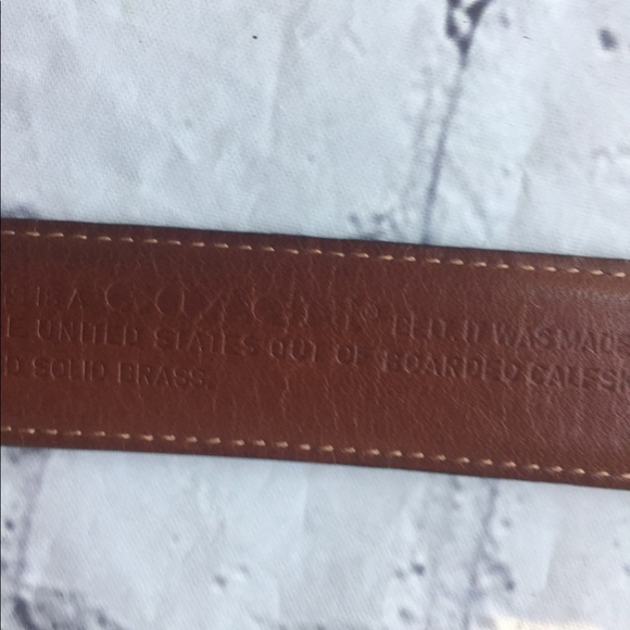 COACH VINTAGE BLACK LEATHER BELT SIZE 38 - Picture 6 of 9